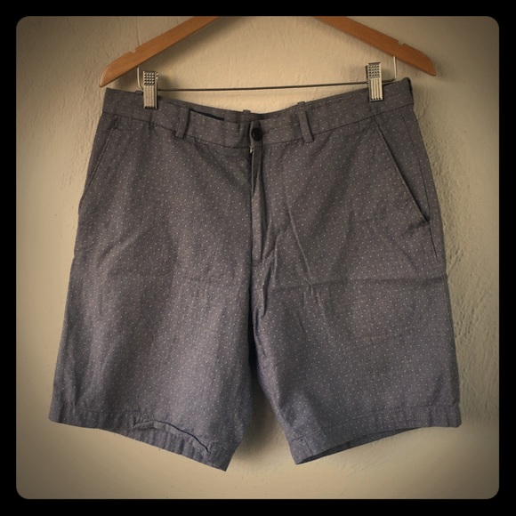 Perry Ellis Other - Perry Ellis Grey and white stitching shorts Sz 34